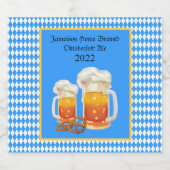 ビールスタインオクトーバーフェストホームビール ビールラベル (シングルラベル)