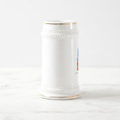 ビールステインを寛大に飲むこと ビールジョッキ (中央)