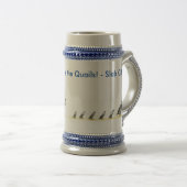 ビールステイン-ウズラを救って下さい- ビールジョッキ (正面右)