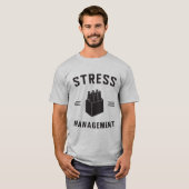 ビールストレス管理 Tシャツ (正面フル)