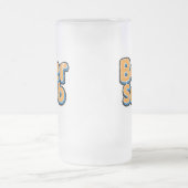 ビールスノブヴィンテージフロステッドビールマグ フロストグラスビールジョッキ (中央)