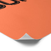 ビールスーパーパワー名前をカスタムする&カラー ポスター (角)