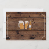 ビールズバースデーパーティー50th 60thフォトウッド招待状 招待状 (裏面)