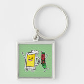 ビールソーセージオクトバーフェストオクトーバーフェストレデローセン キーホルダー (正面)