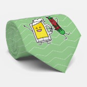 ビールソーセージオクトバーフェストオクトーバーフェストレデローセン ネクタイ (ロール)