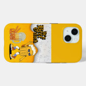 ビールタイムのマグカップ文字デザイン Case-Mate iPhoneケース (裏面 (横))