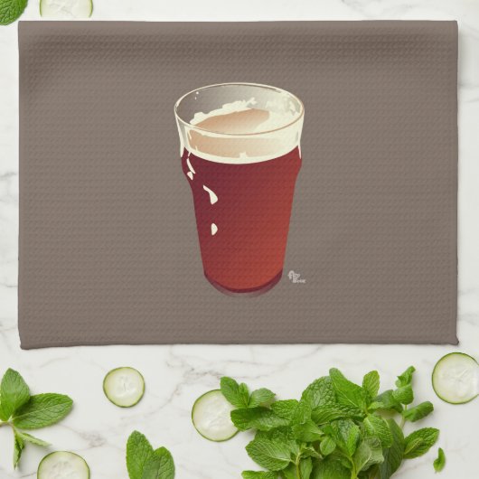 ビールタオル キッチンタオル (折り畳み)