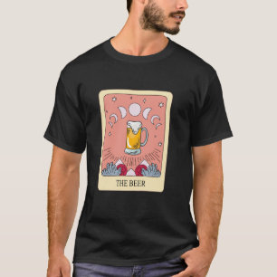 ビールタロットカードシャツビおもしろいールオーバータロットファンT Tシャツ