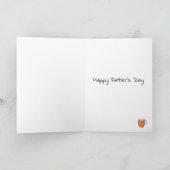 ビールタンカード父の日 カード (内部)