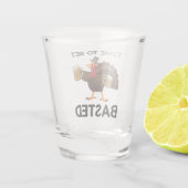 ビールターキーおもしろい感謝祭 ショットグラス (裏面)