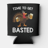 ビールターキーおもしろい感謝祭 缶クーラー (正面)