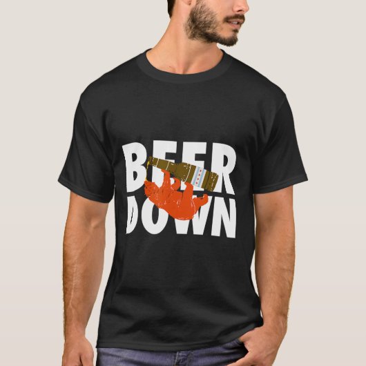ビールダウンシカゴビール飲むパーティーTシャツ Tシャツ (正面)