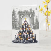 ビールツリーホリデーカード カード (黄色い花)