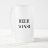 ビールティックタックトーフロストマグ フロストグラスビールジョッキ (正面左)