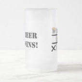 ビールティックタックトーフロストマグ フロストグラスビールジョッキ (中央)