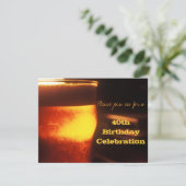 ビールテイスティングまたは誕生日パーティーの招待状 招待状 (スタンド正面)