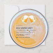 ビールテイスティングパーティーパーソナライズされた招待 招待状 (正面)