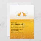 ビールテイスティングパーティー写真 招待状 (正面)