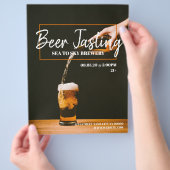 ビールテイスティングブルワリーフライヤーポスター チラシ (手)