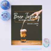 ビールテイスティングブルワリーフライヤーポスター チラシ (シングル)