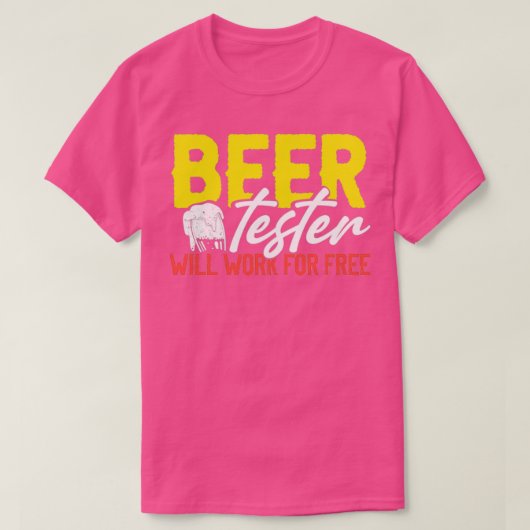 ビールテスター Tシャツ (デザイン正面)