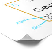 ビールテーブル ポスター (角)