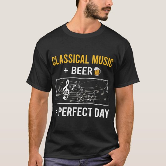 ビールデイクラシカルミュージック Tシャツ (正面)