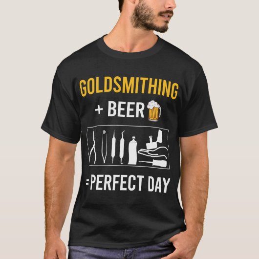 ビールデイゴールズミートゴールドスミス Tシャツ (正面)