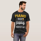 ビールデイピアノピアニスト Tシャツ (正面フル)