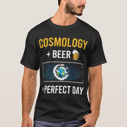 ビールデイ宇宙論 Tシャツ (正面)