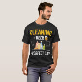 ビールデイ掃除 Tシャツ (正面フル)