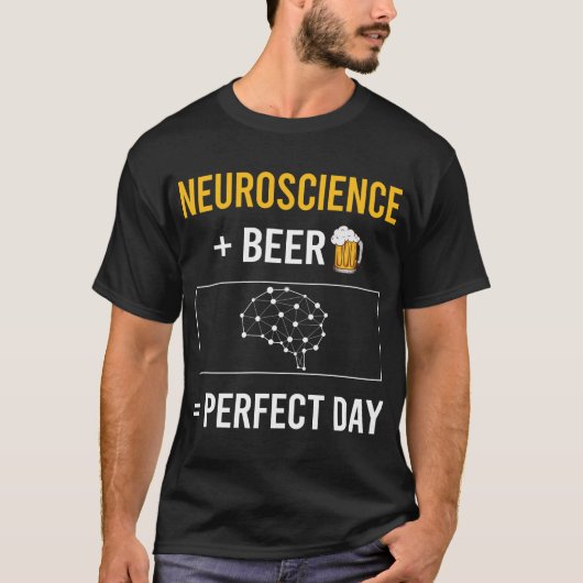 ビールデイ神経科学神経科学者 Tシャツ (正面)