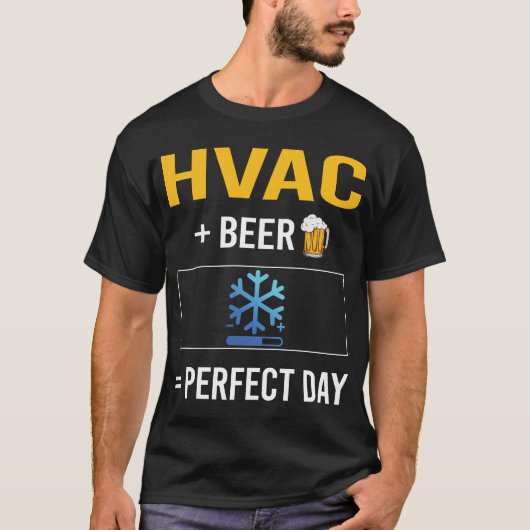 ビールデイHVAC Tシャツ (正面)