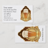 ビールデザイン名刺 名刺 (正面/裏面)