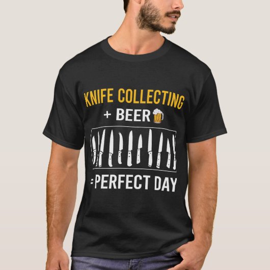 ビールデーナイフコレクションナイフ Tシャツ (正面)
