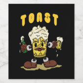 ビールトーストマスコット ワインラベル (シングルラベル)