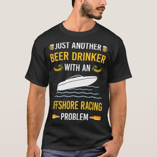 ビールドリンカーオフショアレース Tシャツ (正面)