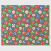 ビールドリンカーボトルキャップクラフトビール恋人 ラッピングペーパー (フラット)