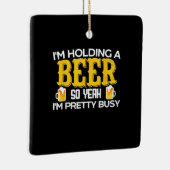 ビールドリンカーIがビール誕生日 セラミックオーナメント (右)