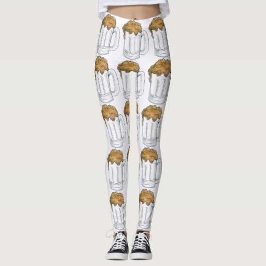 ビールドリンクマグエールノベルティグルメオクトーバーフェスト レギンス (正面)