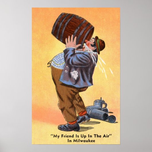 ビールドリンクマンバータバーンヴィンテージ ポスター (正面)