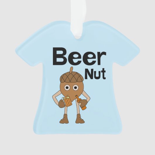 ビールナット文字 オーナメント (正面)