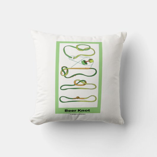 ビールノット(指示) クッション (正面)