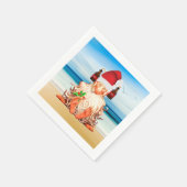 ビールハットのクリスマス格言 おもしろい スタンダードカクテルナプキン (角)