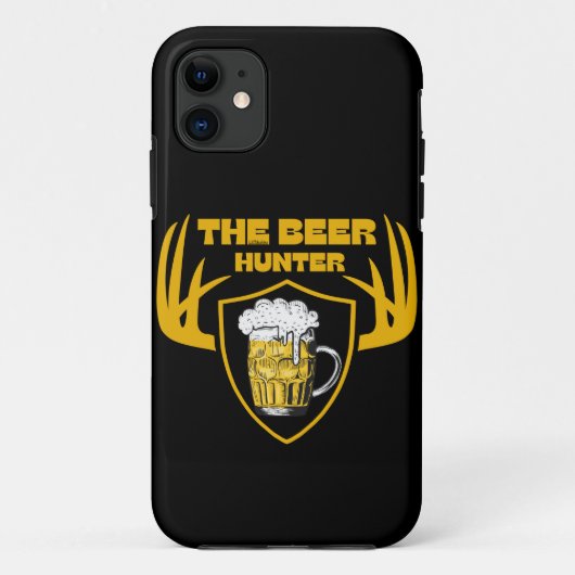 ビールハンターおもしろいビール愛好家引用文プレゼント Case-Mate iPhoneケース (裏面)