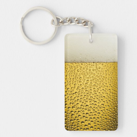 ビールバブル1 キーホルダー (正面)