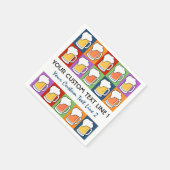 ビールバーアポップ・アートのートカスタム紙ナプキン スタンダードカクテルナプキン (角)