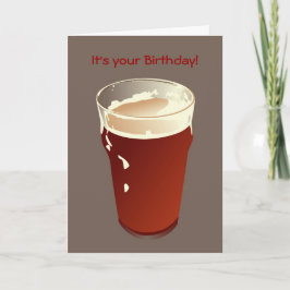 ビールバースデー・カード カード