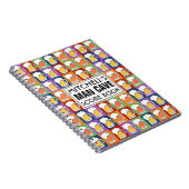 ビールバーポップ・アートのアートカスタム文字手帳 ノートブック (右側)