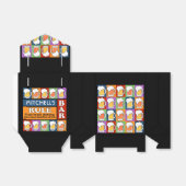 ビールバーポップ・アートのアート名前をカスタムするギフトボックス フェイバーボックス (折り畳みなし)